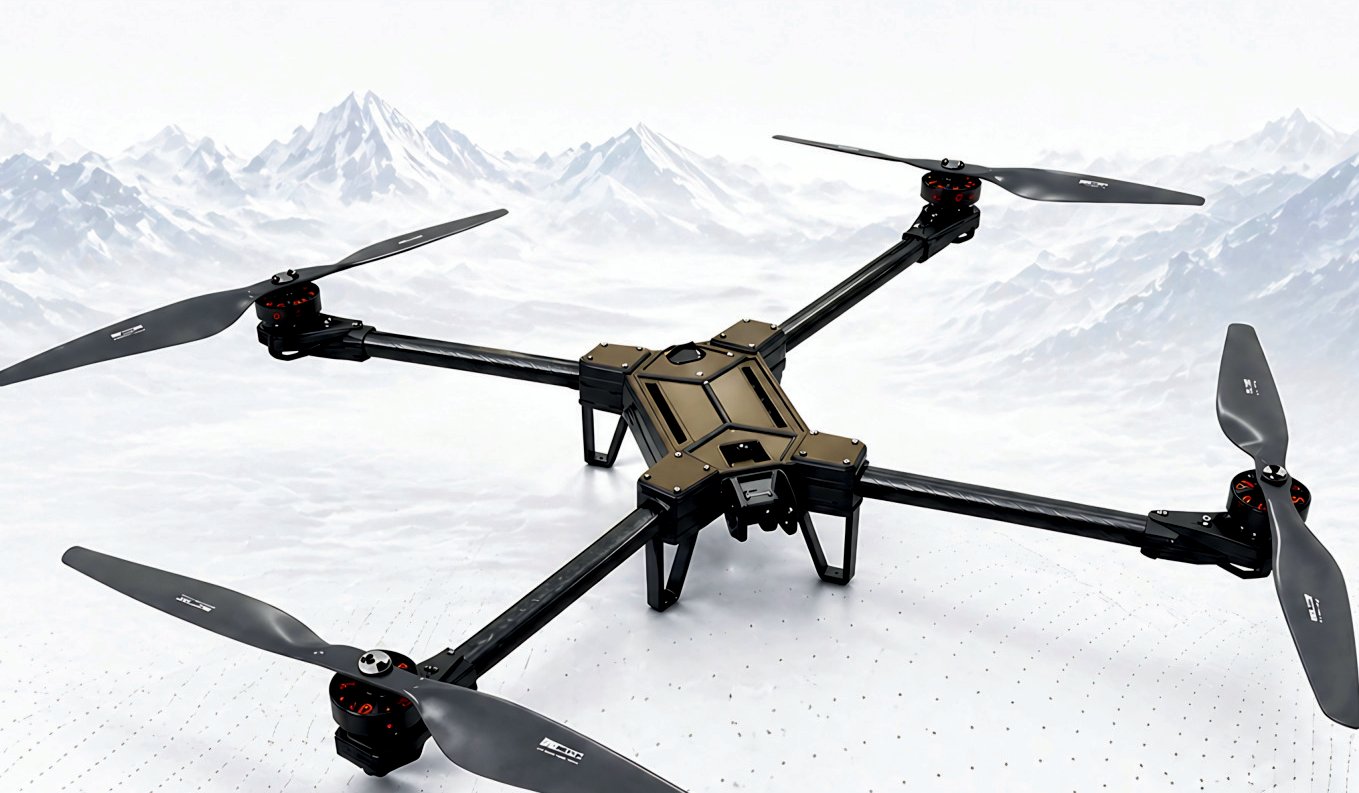Vajra 33 tactical drone over high-altitude terrain